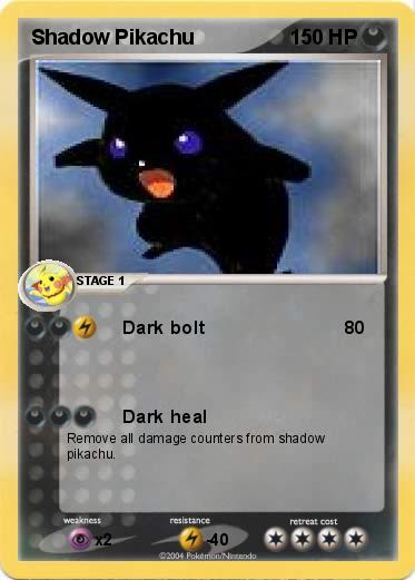 Pokemon Shadow Pikachu