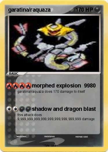 Pokemon garatina/raquaza