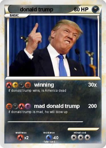 Pokemon donald trump