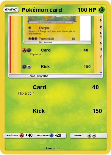 Pokemon Pokémon card