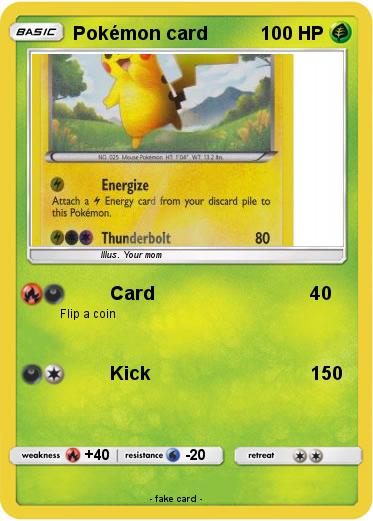 Pokemon Pokémon card