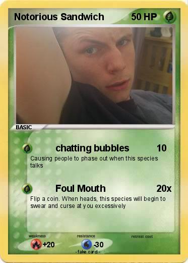 Pokemon Notorious Sandwich