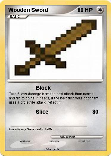 Pokemon Wooden Sword