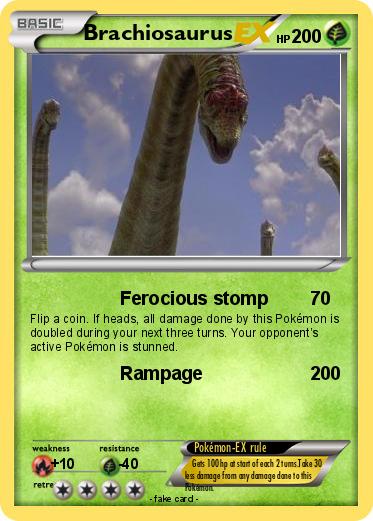Pokemon Brachiosaurus
