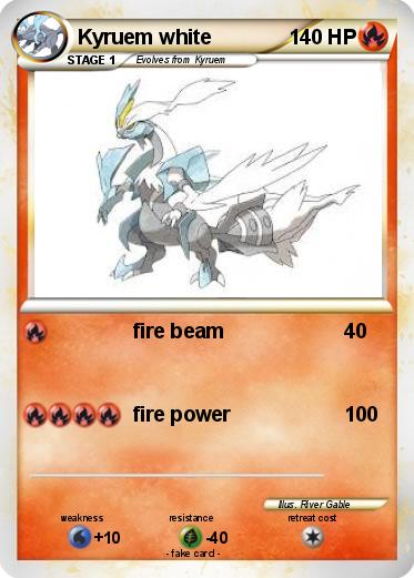 Pokemon Kyruem white