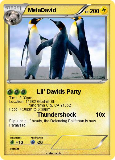 Pokemon MetaDavid Pokemon MetaDavid