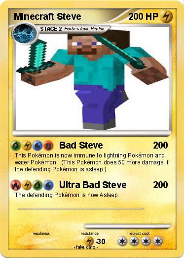 Pokemon Minecraft Steve