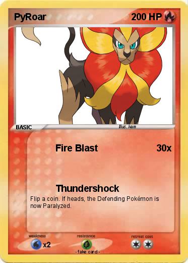Pokemon PyRoar