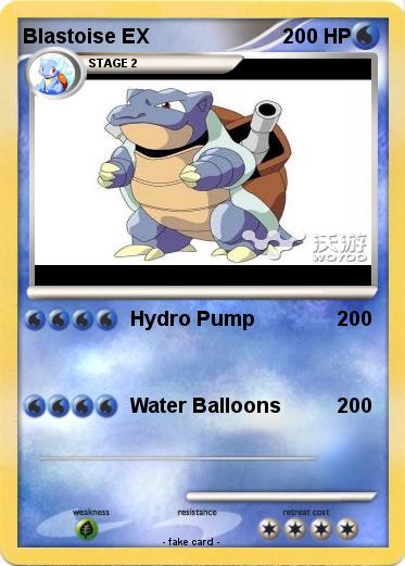 Pokemon Blastoise EX