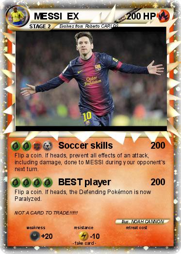 Pokemon MESSI  EX