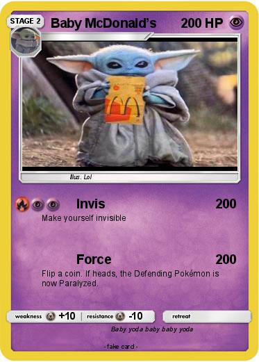 Pokemon Baby McDonald’s