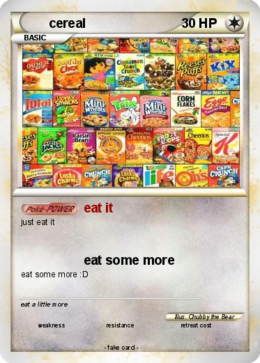 Pokemon cereal