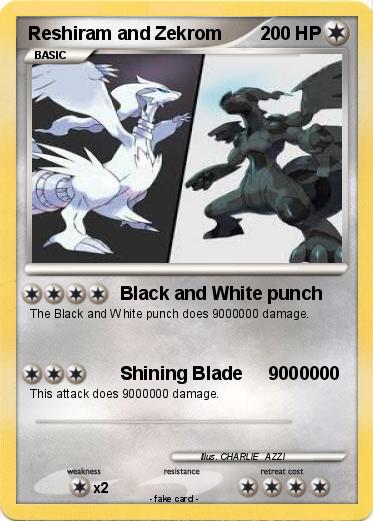 Pokemon Reshiram and Zekrom
