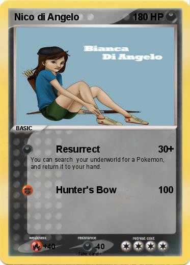 Pokemon Nico di Angelo