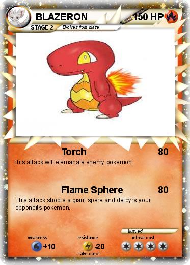 Pokemon BLAZERON