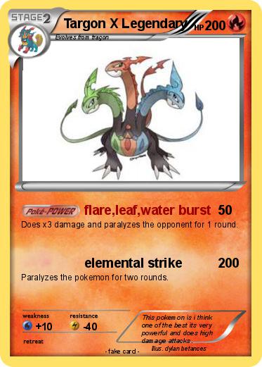 Pokemon Targon X Legendary