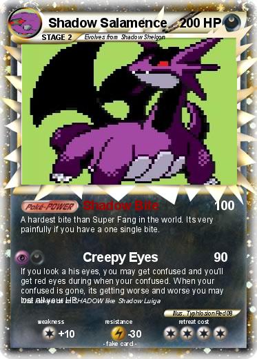 Pokemon Shadow Salamence