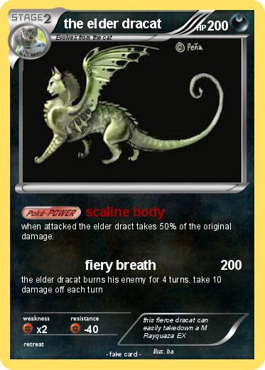 Pokemon the elder dracat