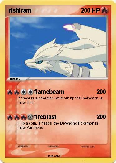 Pokemon rishiram