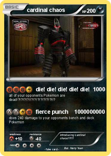 Pokemon cardinal chaos