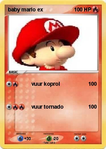Pokemon baby mario ex