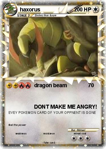Pokemon haxorus