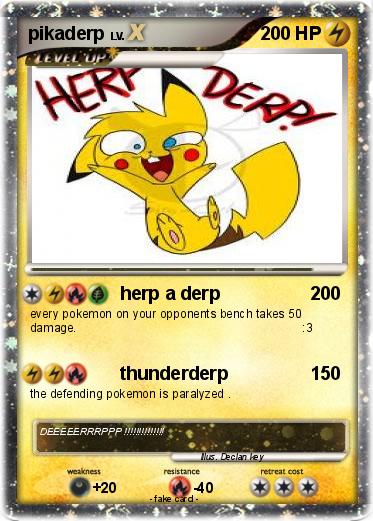 Pokemon pikaderp
