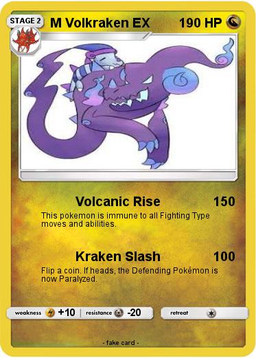 Pokemon M Volkraken EX