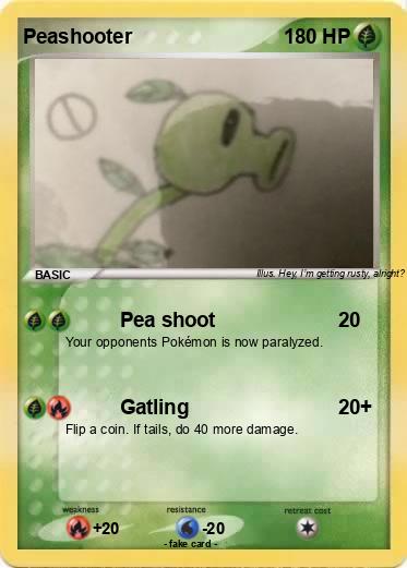 Pokemon Peashooter