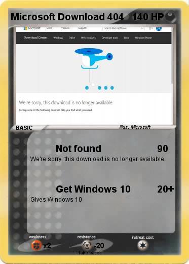 Pokemon Microsoft Download 404