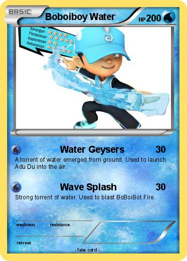 Pokemon Boboiboy Water