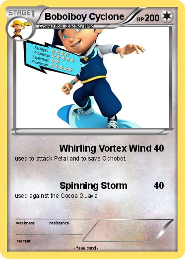 Pokemon Boboiboy Cyclone
