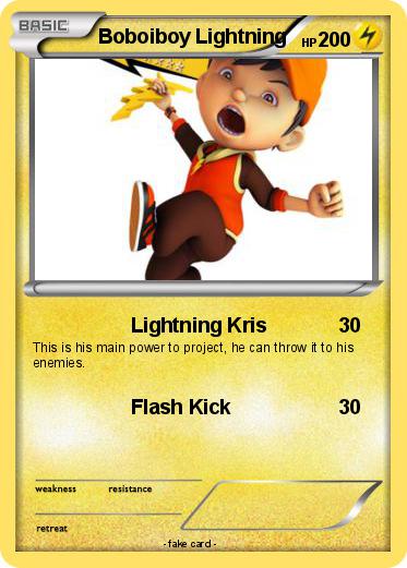 Pokemon Boboiboy Lightning
