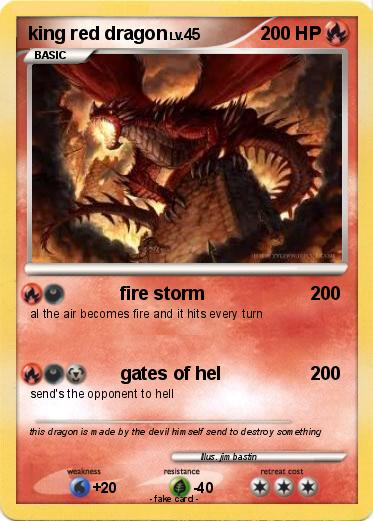 Pokemon king red dragon