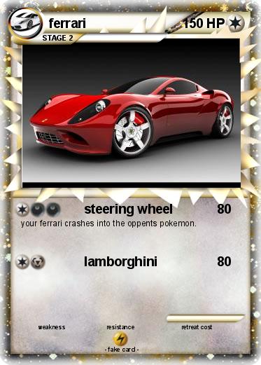 Pokemon ferrari