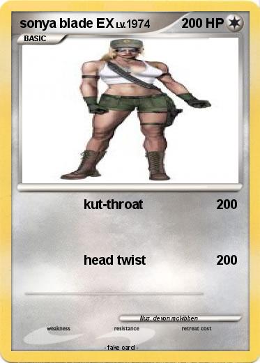 Pokemon sonya blade EX