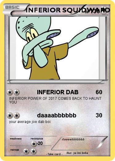 Pokemon INFERIOR SQUIDWARD