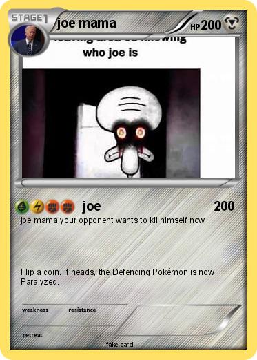 Pokemon joe mama