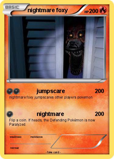 Pokemon nightmare foxy