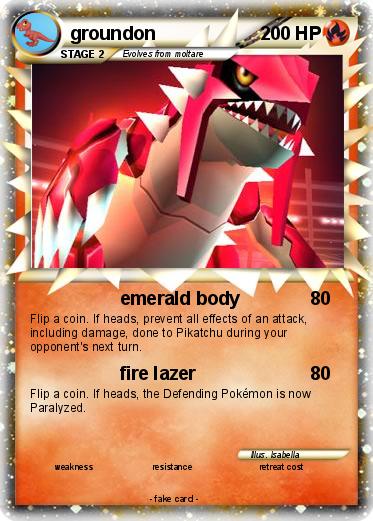 Pokemon groundon