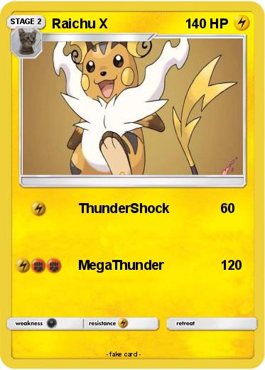 Pokemon Raichu X