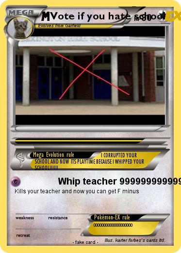 Pokemon Vote if you hate school