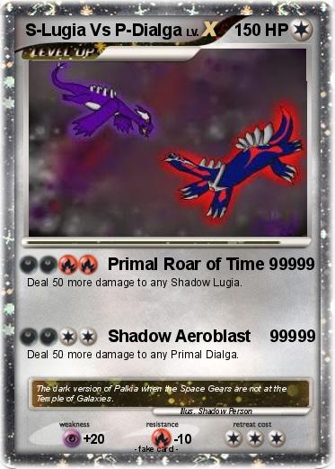 Pokemon S-Lugia Vs P-Dialga