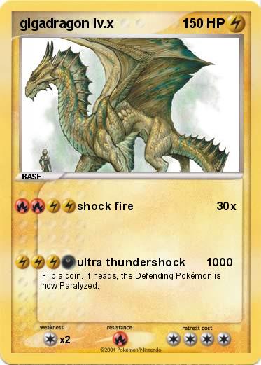 Pokemon gigadragon lv.x                   