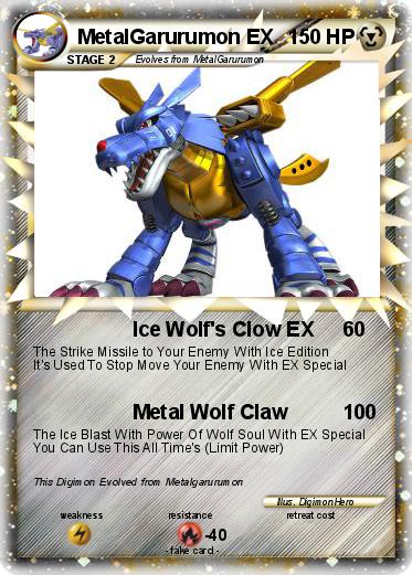 Pokemon MetalGarurumon EX