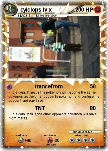 Pokemon cyiclops lv x