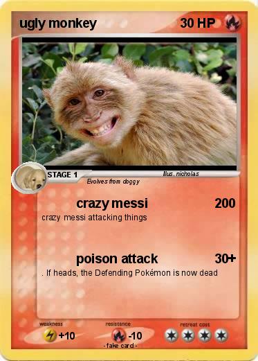 Pokemon ugly monkey