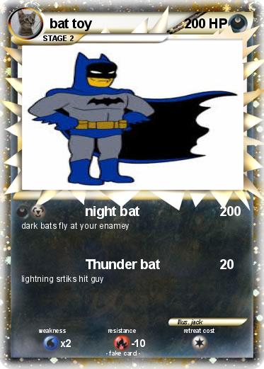 Pokemon bat toy