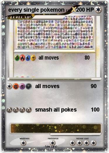 Pokemon every single pokemon