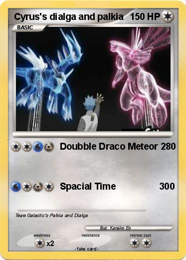Pokemon Cyrus's dialga and palkia